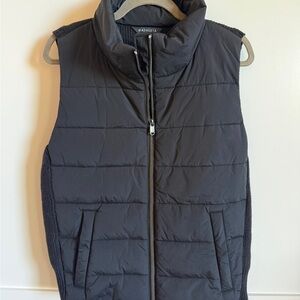 Athleta Black Quilted Vest